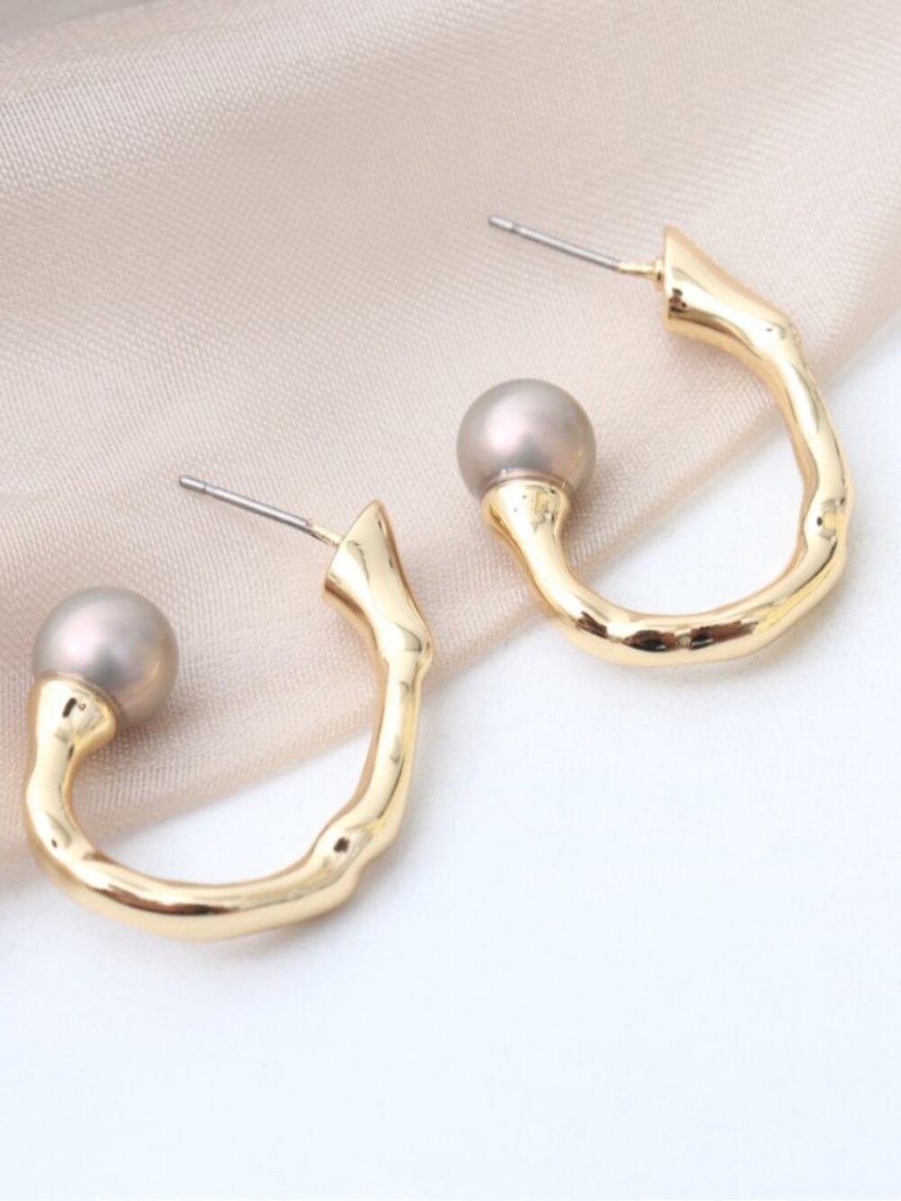 Alexis Bittar Pearl Stud Earrings